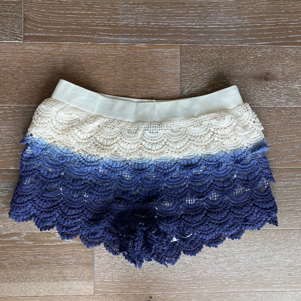 NWT Forever 21 Lace Shorts | Blue | M